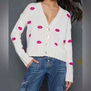 Lisa Todd Lips Cardigan